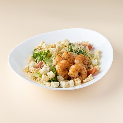 Цезарь с креветкамив Шарики по цене 470 ₽