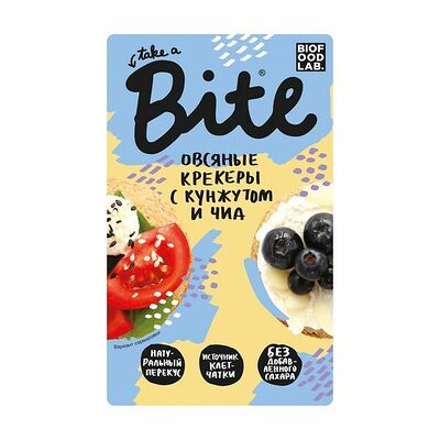 Овсяные крекеры c кунжутом и чиа Bite в Азбука Вкуса Экспресс Меню по цене 229 ₽