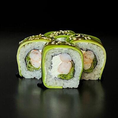 Грин-ролл с креветкой в Pipizza по цене 435 ₽