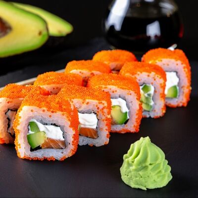 Калифорния с лососем в Rollstreet по цене 539 ₽