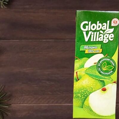 Сок яблочный Glodal Village в VIP по цене 100 ₽