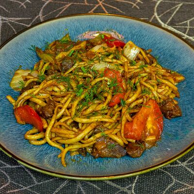 Лагман жареный в Ташкент по цене 490 ₽