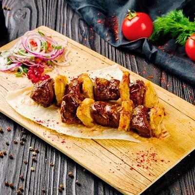 Печень с Курдюком в Шашлычный Домик по цене 480 ₽