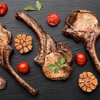 Говяжья корейка на мангале в ЛЕС