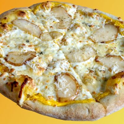 С грушей и сыром Dorblu в Pappa-Pizza по цене 545 ₽