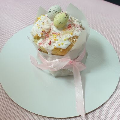 Творожный кулич мини с маком и лимонным кремом в Джем по цене 430 ₽