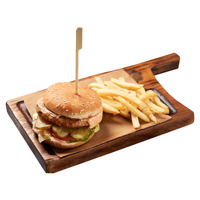 Детский бургер с картофелем фри в ИТЛЕ Стейк-кафе Halal по цене 460