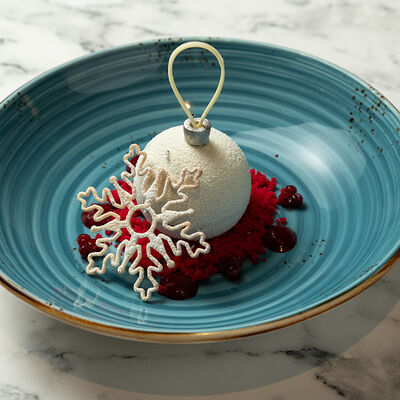 Елочный шар в Теплые края-уголок Италии по цене 585 ₽