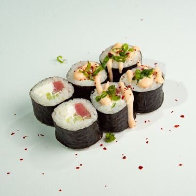 40. Малый ролл: тунец, огурец, сырв ЁБИСАН по цене 629 ₽