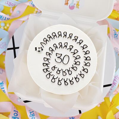 Бенто-торт с воплями на букву Б — для подруги, друга, мужа, жены в О! Тортик по цене 1990 ₽