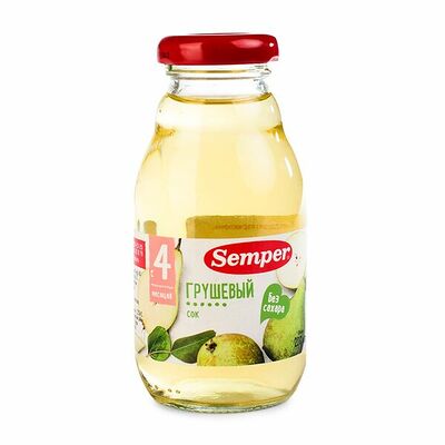 Сок грушевый с 4 месяцев, Semper Швеция в Азбука Вкуса Экспресс Меню по цене 146 ₽
