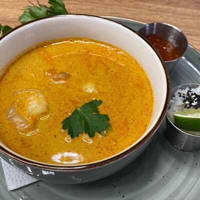 Том Ям в ПиццаБелла на дровах по цене 799 ₽