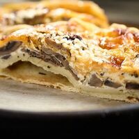 Тарт сытный Шампиньоны и сыр в А. В. Пироговская