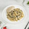 Булгур с грибами и котлета куриная с цукини в Простая еда по цене 349