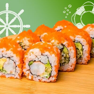 Ролл Калифорния с креветкой в Navasushi по цене 720 ₽