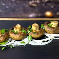 Шампиньоны на мангалев Шашлычок