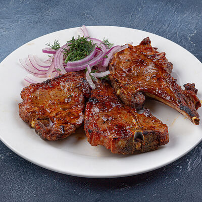 Шашлык из бараньей корейки в Узбекская кухня Халяль по цене 535 ₽