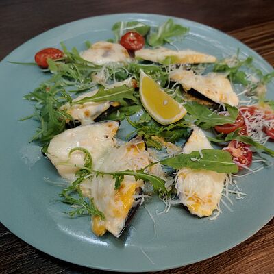 Мидии запеченные в соусе спайсив Rezept по цене 975 ₽