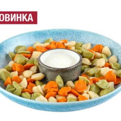 Цветные пельмешки Кидс со сметаной в Поке-маN по цене 129 ₽