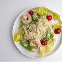 Теплый салат с морепродуктами в Мальдивы