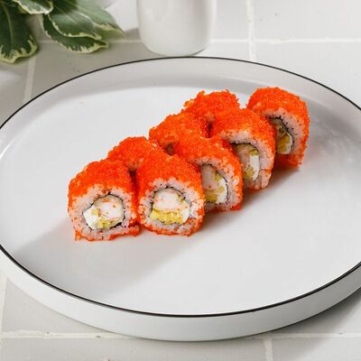 Ролл с креветками и манго в Кукумбер по цене 890