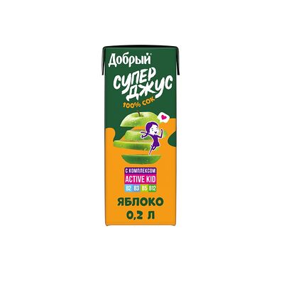 Сок Добрый Зелёное яблоко в Pipirolly по цене 65