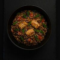 Тяхан с курицей в Rollik