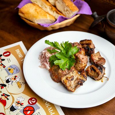 Шашлык из свинины в Хинкальня по цене 30 р.