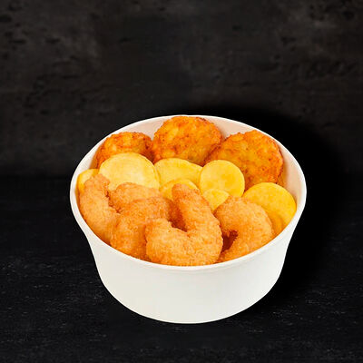 Креветки с картофелем ассорти в Магбургер & Братья Караваевы по цене 655 ₽