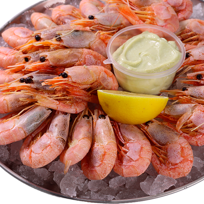 Магаданские креветки на льду в GrU seasons по цене 2490 ₽
