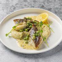 Палтус с лимоном, эстрагоном в Terra&Mare