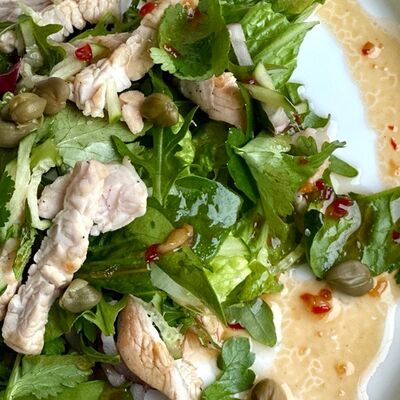 Индейка, свежие овощи, микс зелени в Crystal по цене 780 ₽