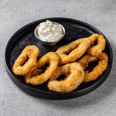 Кольца кальмара в панировке в Раковарня на Пятницкой по цене 860 ₽