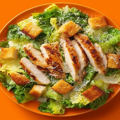 Цезарь с курицей в Mистер Блин по цене 515 ₽