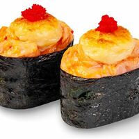 Запеченный гункан с лососем в Дом суши