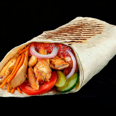 Шаурма с курицей двойнаяв Турецкая шаурма по цене 580 ₽