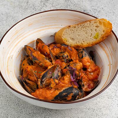 Мидии в домашней аджике в Коломан по цене 540 ₽