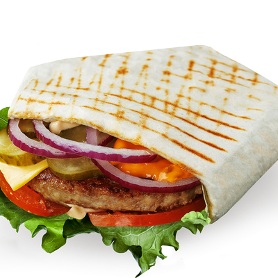 Врап бургер в Три соуса по цене 389 ₽