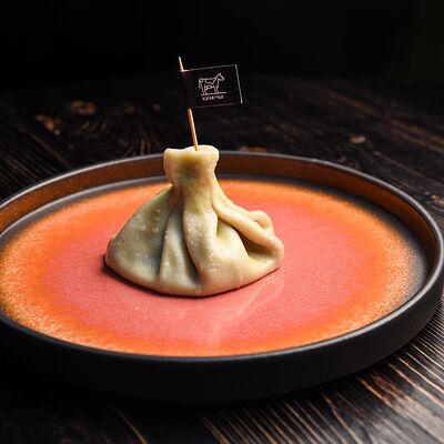 Хинкали с говядиной кимчи в The Kabak по цене 180 ₽