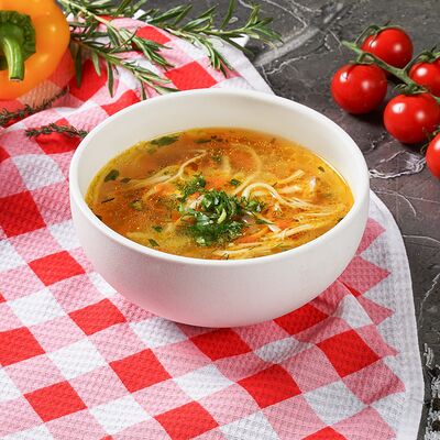 Суп куриный с лапшой в Душа востока по цене 480 ₽