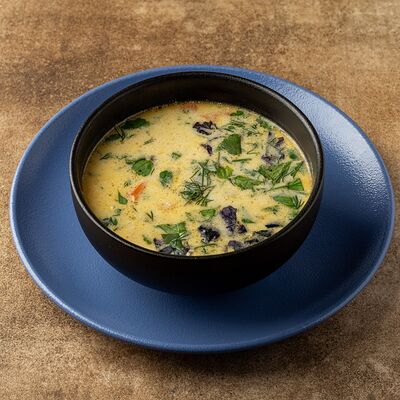 Карельская сливочная уха с форелью и судаком в Егерь по цене 1070 ₽