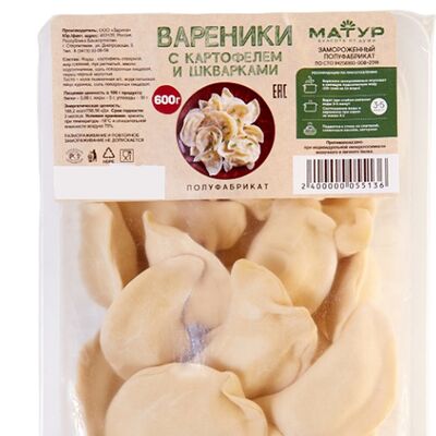 Вареники с картофелем и шкварками в Матур по цене 252 ₽