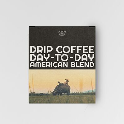 Набор кофе в дрип-пакетах Drip Coffee Day-to-Day American Blend в Surf Coffee X Val DIsere по цене 600 ₽