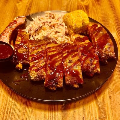 Ребрышки Jack Daniels BBQ в BBQ Red Barrel по цене 840 ₽