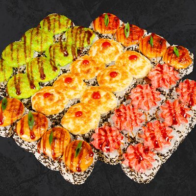 Сет запеченный