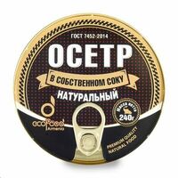 Осетр натуральный в собственном соку Эко Фуд Армения в Азбука Вкуса Экспресс Меню