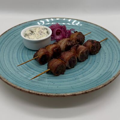 Шашлык из печени птицы в беконе в Кафе Сербской кухни Шеff по цене 540 ₽