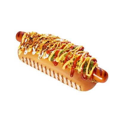 Хот-дог Двусторонний в Free pizza & Free dog по цене 199 ₽