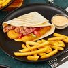 Тако с куриными стрипсами, беконом и овощами в ЕрмолаевЪ Генштаб по цене 520