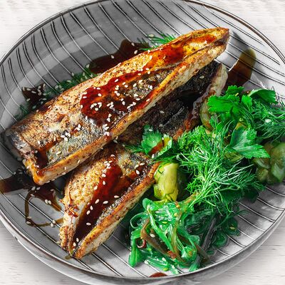 Скумбрия на гриле в Перчини Grill & Wine по цене 5500 ₸